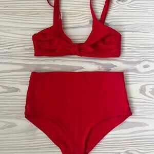 Mara Hoffman High Waisted Bikini Set